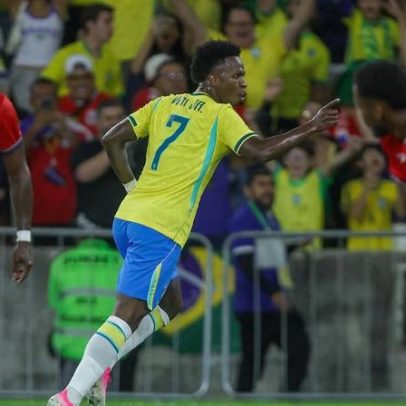 Vini Jr. reclama de insultos a Virgínia em jogo do Brasil no Maracanã