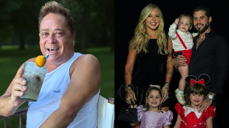 Leonardo não foi à festa de Maria Alice, filha de Virginia e Zé Felipe