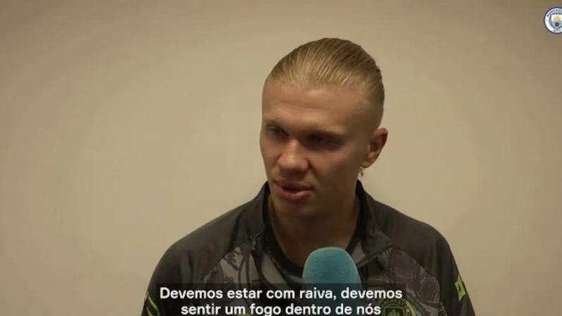 Erling Haaland pediu para que todos ligados ao Manchester City usem a frustração por perder o título da Premier League como combustível para a próxima temporada.