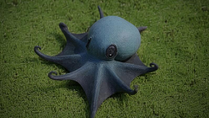 Minúsculo polvo azul