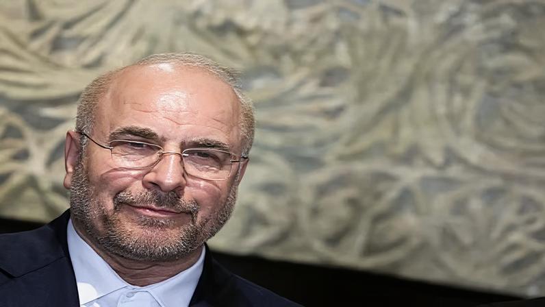 Presidente do Parlamento iraniano Mohammad Baqer Qalibaf em Beirute 12 de outubro de 2024 REUTERS/Amr Abdallah Dalsh
