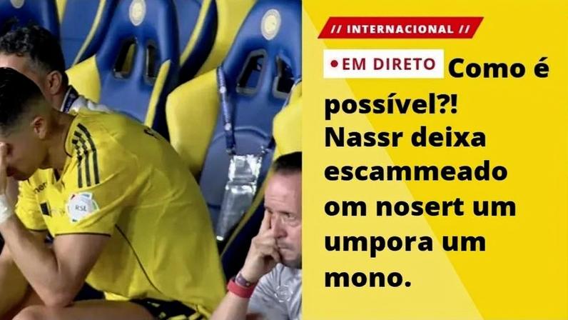 Jornal "A Bola" chamou lance de "Frango monumental"