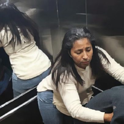 Homem evita ataque de ex-marido e salva namorada dentro de elevador
