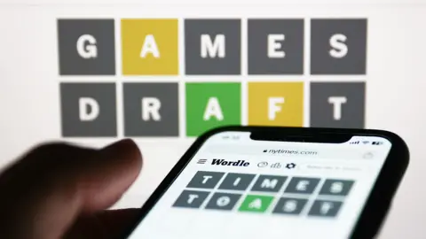 Wordle players guess a new word each day via the New York Times website or games app