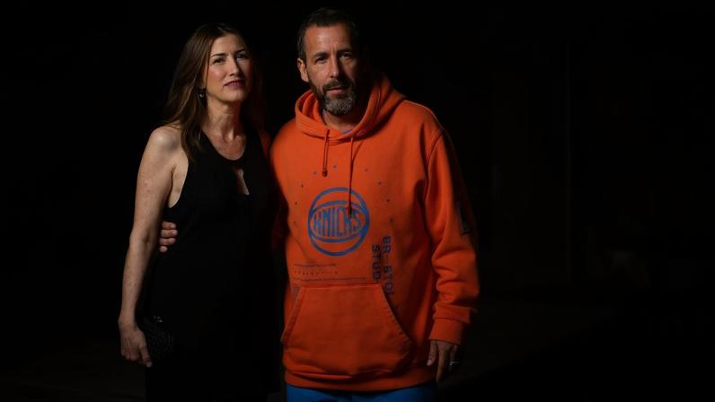 Adam Sandler em tapete vermelho