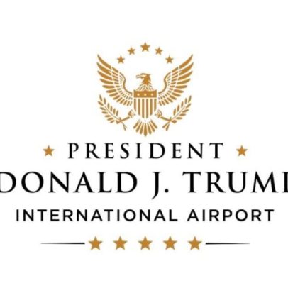 Filho de Trump compartilha logo de aeroporto com o nome do pai