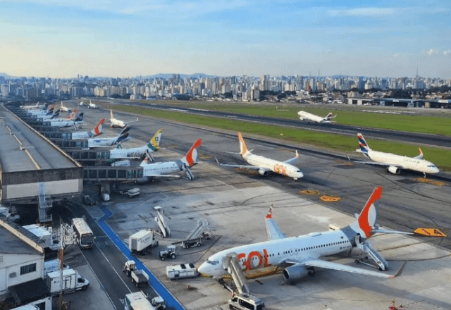 Pista do Aeroporto de Congonhas | Reprodução/Redes sociais