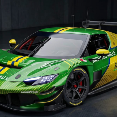 AF Corse revela pintura brasileira no carro de Toledo e Wadoux em Le Mans 2026