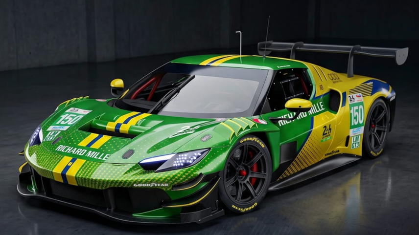 Richard Mille AF Corse #150 com sua pintura inspirada no Brasil