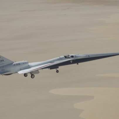 NASA X-59 se prepara para o primeiro voo supersônico