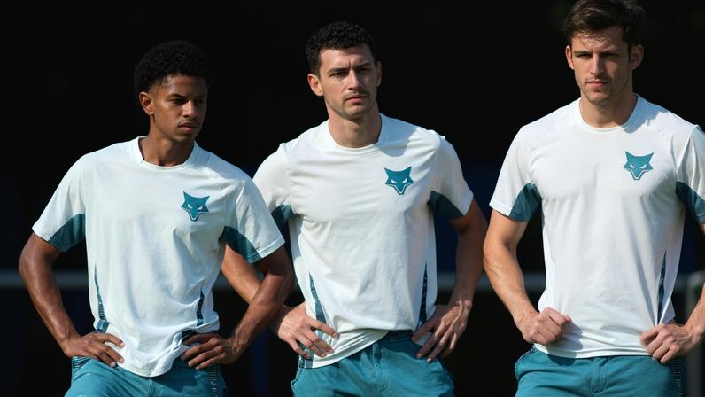 Jogadores do Cruzeiro Sub-20 em treino; equipe estreia na Copinha neste sábado (Foto: Gustavo Martins / Cruzeiro)