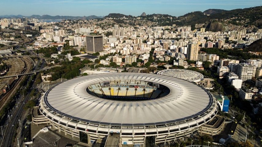 Vista aérea do Maracanã — Foto: AGIF