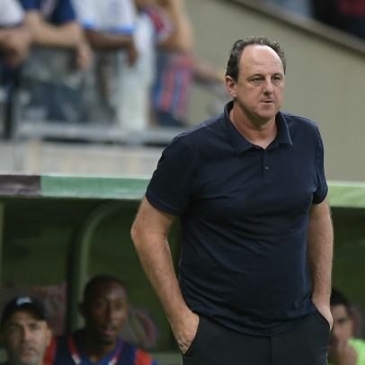 Bahia: Rogério Ceni recebe a pior nota contra o Cruzeiro