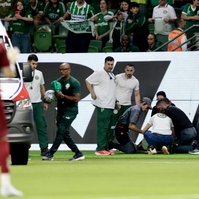 Palmeiras registra boletim e bloqueia ingresso de torcedor que invadiu campo
