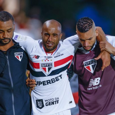 Lucas Moura sofre 11ª lesão desde retorno ao São Paulo e fica fora da temporada