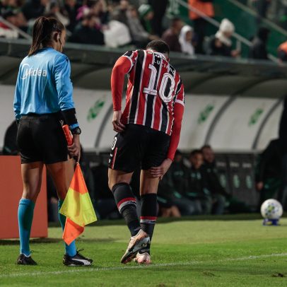 Luciano sofre edema na coxa e vira desfalque do São Paulo