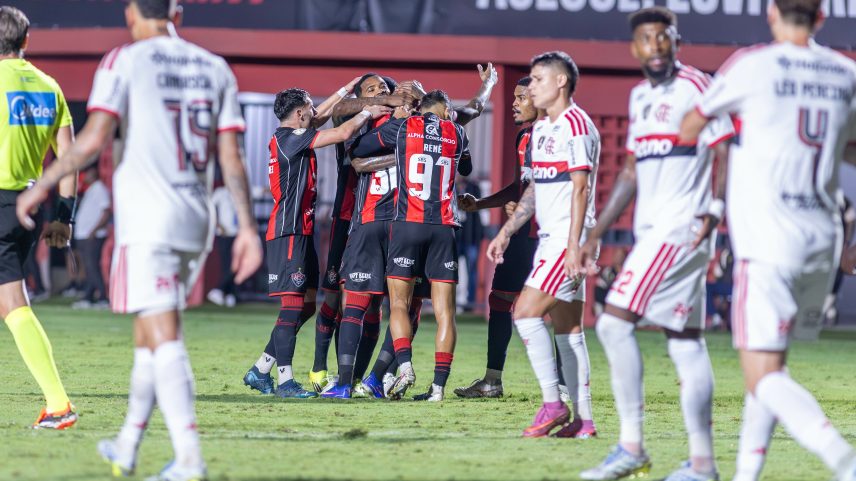Vitória x Flamengo, pela Copa do Brasil — Foto: Márcio José/AGIF