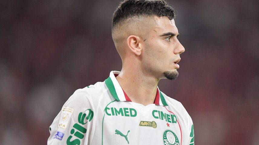 Andreas Pereira em Flamengo x Palmeiras — Foto: Thiago Ribeiro/AGIF