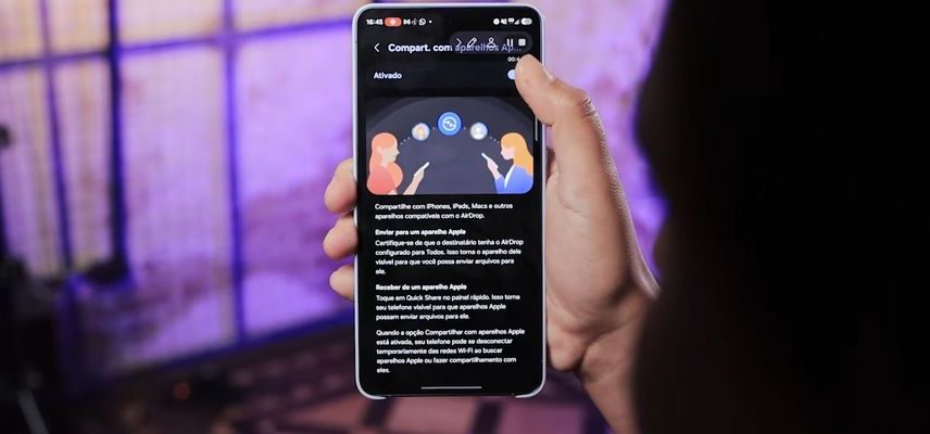 Donos de Galaxy S24 e S25 poderão transferir arquivos do iPhone em breve