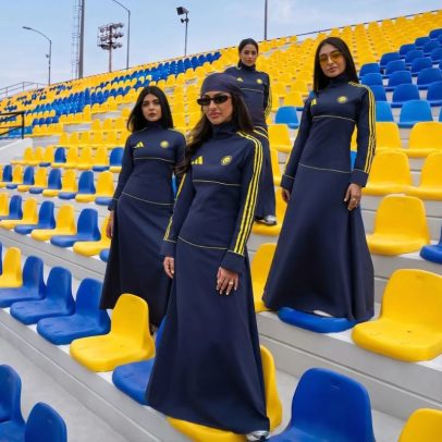 Adidas cria uniforme de futebol a partir de túnica para mulheres sauditas