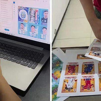Menino encontra solução para completar álbum da Copa sem falir a mãe