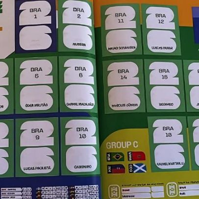Álbum da Copa registra menor número de convocados em 40 anos