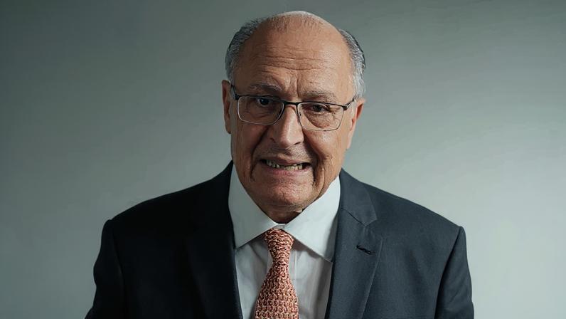 Na imagem, Geraldo Alckmin (PSB); vice-presidente defendeu soberania nacional em propaganda
