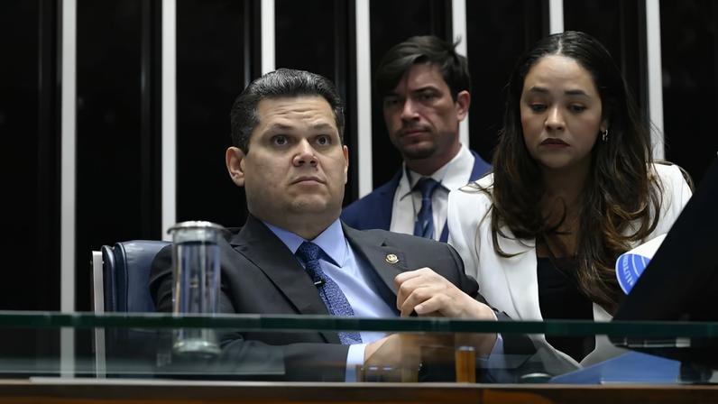 Presidente do Senado, Davi Alcolumbre (União-AP) — Foto: Waldemir Barreto/Agência Senado
