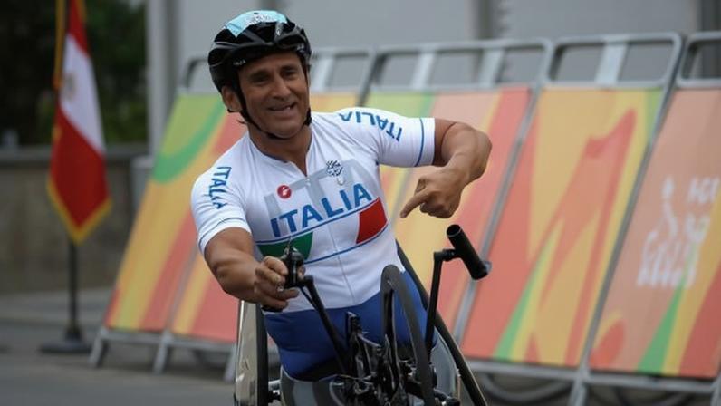 Alex Zanardi durante Jogos Paralímpicos Rio 2016