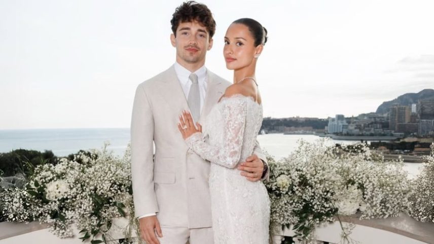 Charles Leclerc e Alexandra Leclerc — Foto: Reprodução/Instagram