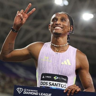 Alison dos Santos vence etapa da Diamond League com melhor marca do ano