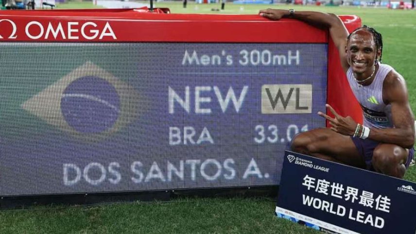 Alison dos Santos venceu na Diamond League