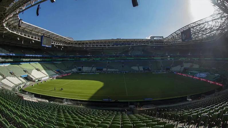 Vista geral do estádio Arena Allianz Parque para partida entre Palmeiras e Athletico-PR pelo campeonato Brasileiro A 2026.
