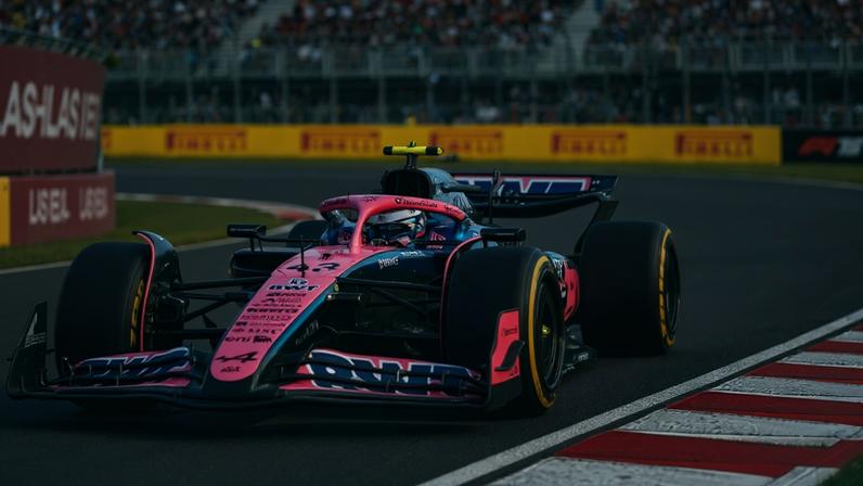 carro da alpine na fórmula 1
