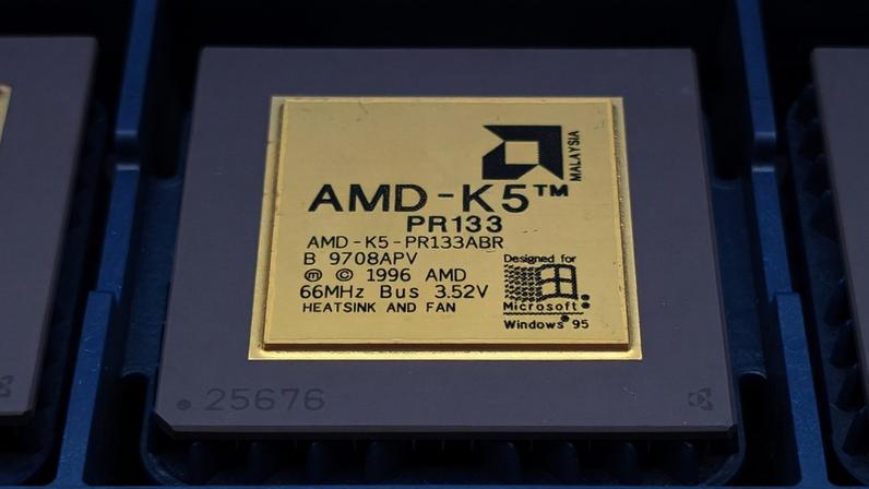 Chip AMD K5 (imagem: reprodução/eBay)