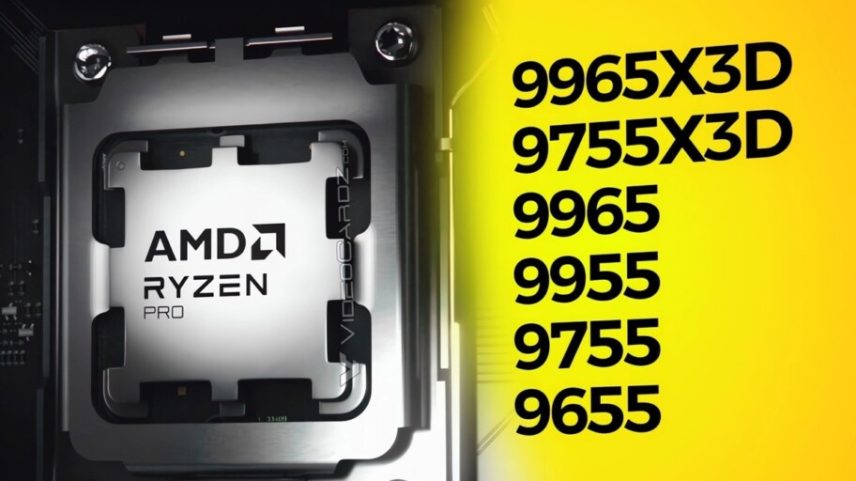 AMD lança Ryzen PRO 9000 com Ryzen 9 9965X3D de 16 núcleos e 3D V-Cache