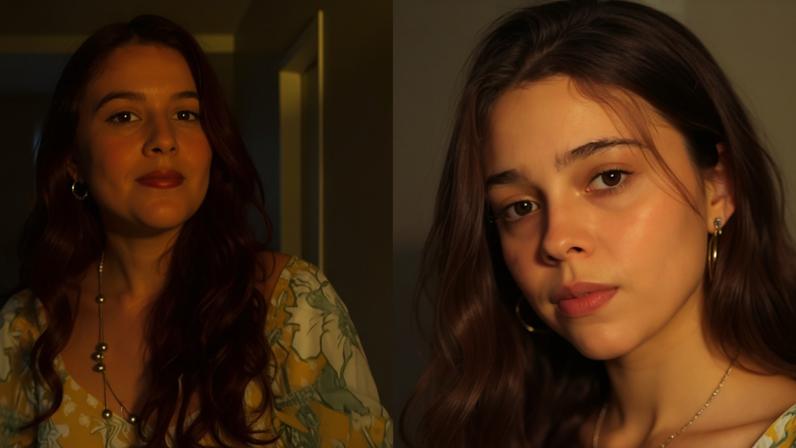 Lara Gabriela Noé Diniz Vláxio e Maria Eduarda Ramos,