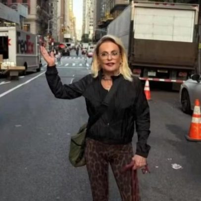 Ana Maria Braga divulga fotos de férias em Nova York