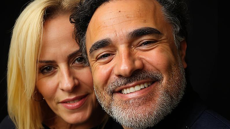 Ana Maria Braga está curtindo companhia do marido, Fábio Arruda