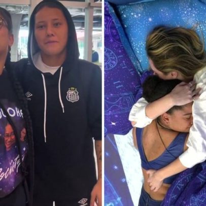 Tia Milena abraça fãs no aeroporto e celebra mudança de vida