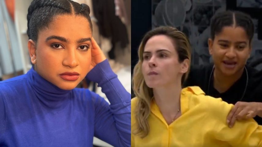 Afiada, Tia Milena bloqueia internauta que criticou sua amizade com Ana Paula — Foto: Reprodução/Instagram/TV Globo