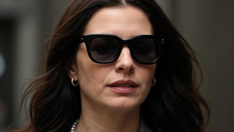 Anne Hathaway e Emily Blunt nas gravações de "O Diabo Veste Prada 2"