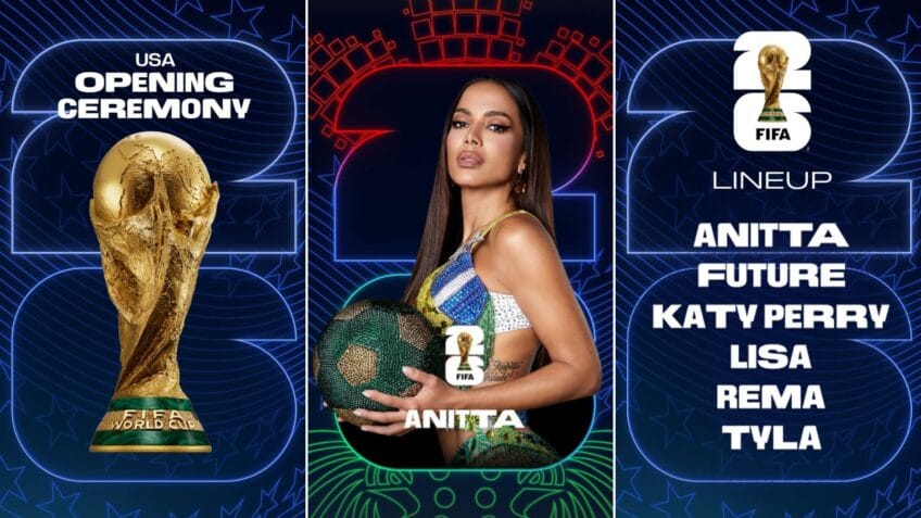 Fifa confirma Anitta na abertura da Copa do Mundo