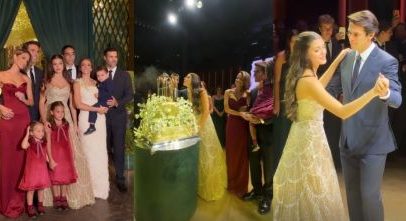 Filha de Kaká celebra 15 anos com show de Luan Santana