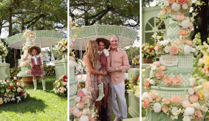 Filha caçula de Roberto Justus ganha festa de aniversário luxuosa