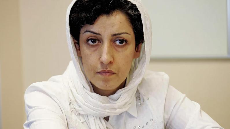 Narges Mohammadi, ganhadora do Nobel da Paz de 2023, em foto de 2008 — Foto: Magali Girardin/Keystone vía AP, archivo