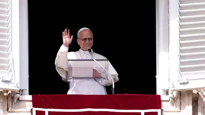 O Papa Leão XIV, no Vaticano — Foto: Gregorio Borgia/AP