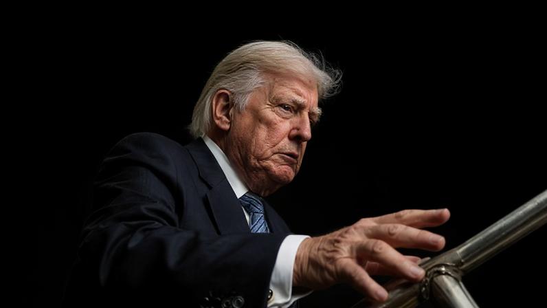 O presidente dos Estados Unidos, Donald Trump — Foto: AP/Mark Schiefelbein