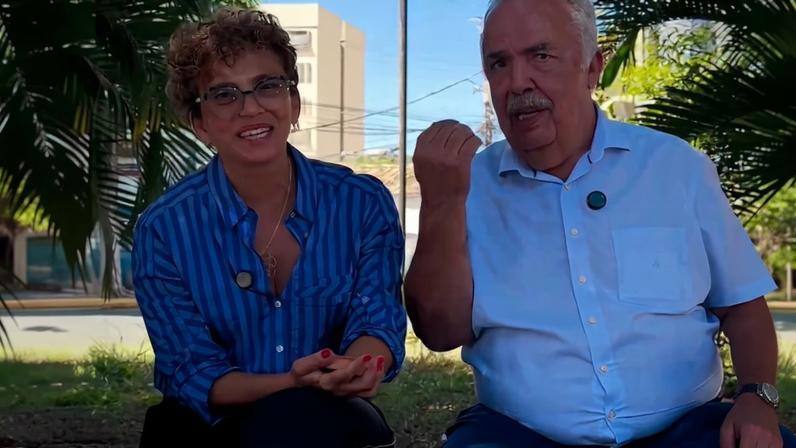 Apoio de Inácio Franco a Marília foi expressado em vídeo nas redes sociais