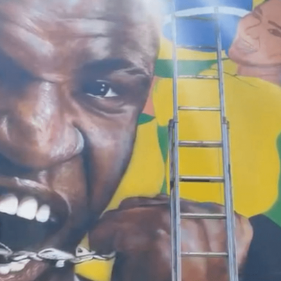 Virginia é removida de mural da Copa após término com Vini Jr.